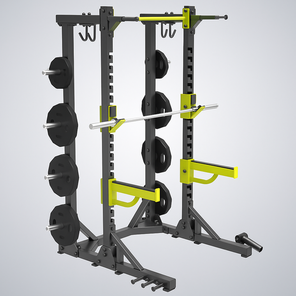 Counterbalanced Smith Machine Built for Elite Training, 11-Gauge Steel Frame, Dual Cable Columns, 450kg Rating
