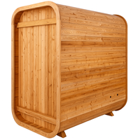 Traditional Dry Heat Sauna Built for Home Recovery, A-Grade Canadian Cedar, 6kW Finnish Heater, 2-Person