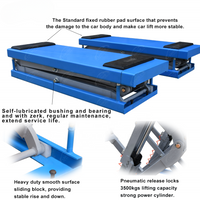 Scissor Car Lift Built for Professional Use, 5,500 kg Capacity, Low-Profile Design, Twin Hydraulic System