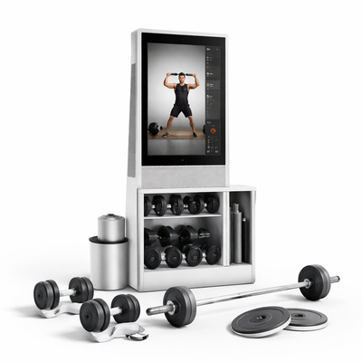 Smart Home Gym System Designed for AI Training, 4K Touchscreen, Real-Time Form Tracking, Complete Accessory Kit