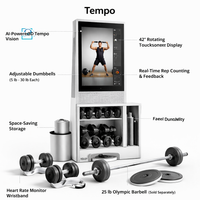 Smart Home Gym System Designed for AI Training, 4K Touchscreen, Real-Time Form Tracking, Complete Accessory Kit